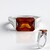 Anello in oro con Granato Essonite (de Melo)