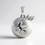 Ciondolo in argento con Diamante I2 (H) (de Melo Essence)