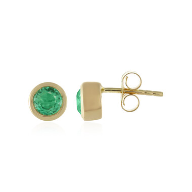 Orecchini in oro con Smeraldo Russo