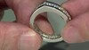 Zilveren ring met zirkonen (de Melo Essence)