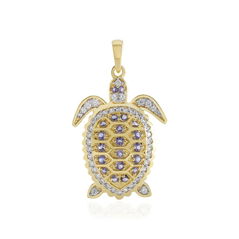 Ciondolo in argento con Iolite Ceylon