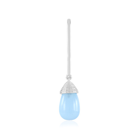 Zilveren hanger met een Blauwe Onyx (MONOSONO COLLECTION)