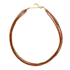 Collar en plata con Granate Hesonita