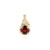 Mozambique Garnet Silver Pendant