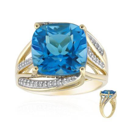 Anello in oro con Topazio Marambaia (Rifkind 1894 Collection)