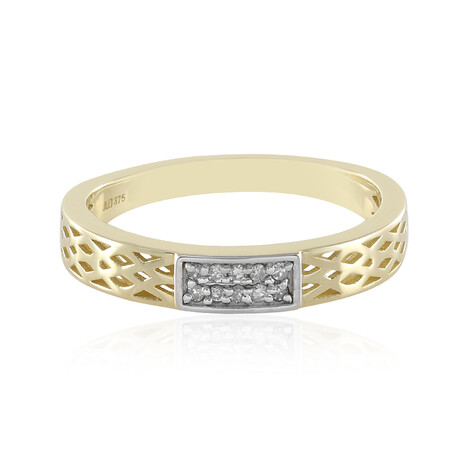 9K I2 (I) Diamond Gold Ring (Ornaments by de Melo)