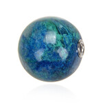 Colgante en plata con Shattuckita (MONOSONO COLLECTION)