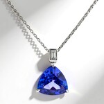 Collana in oro con Tanzanite AAA (CIRARI)