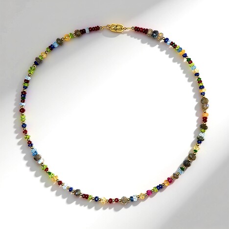 Collana in argento con Acquamarina Brasiliana (Adela Silber)