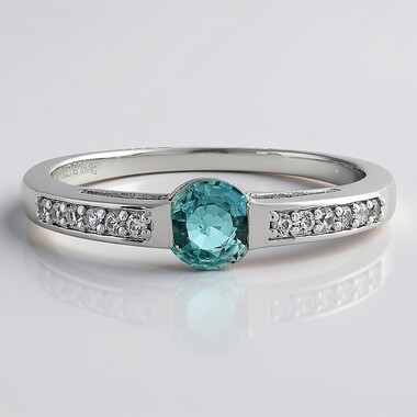 Pierścionek ze srebra - Cyrkon Ratanakiri