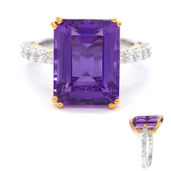 Amethyst-Silberring