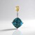 Pendentif en argent et Turquoise bleue cuivrée de Mohave (Faszination Türkis)