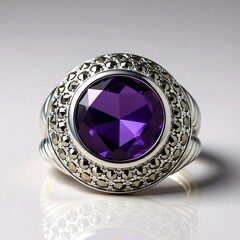 Anello in argento con Ametista (Annette classic)