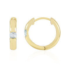Pendientes en plata con Aguamarina de Brasil