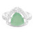 Green Chalcedony Silver Ring
