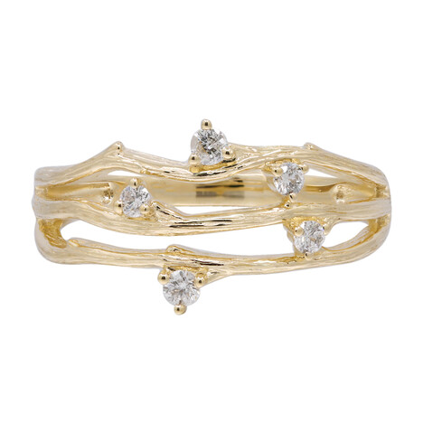 Anillo en oro con Diamante SI1 (H) (CIRARI)