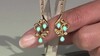 Pendientes en plata con Turquesa bella durmiente (Faszination Türkis)
