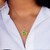 Colgante en oro con Peridoto (de Melo Gold)