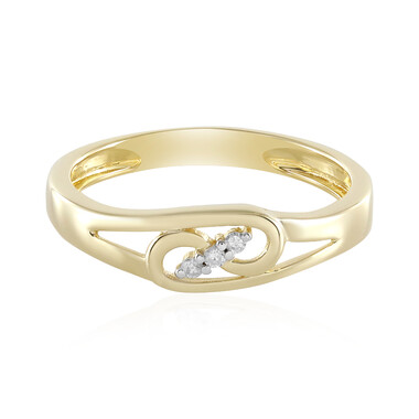 Anello in argento con Diamante I2 (I)