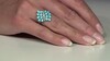 Anillo en plata con Turquesa bella durmiente (Faszination Türkis)