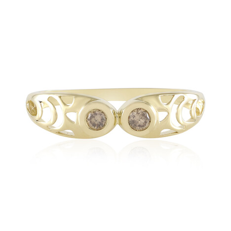 9K I2 Champagne Diamond Gold Ring (Ornaments by de Melo)