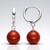 Boucles d'oreilles en argent et Jaspe sanguin