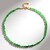 Collana in argento con Tsavorite della Tanzania (Riya)