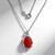 Collana in argento con Agata Rossa