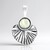 Ciondolo in argento con Prehnite