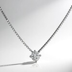 Collana in argento con Topazio Bianco