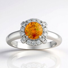 Anello in argento con Sfalerite