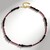 Collana in argento con Granato Mozambico
