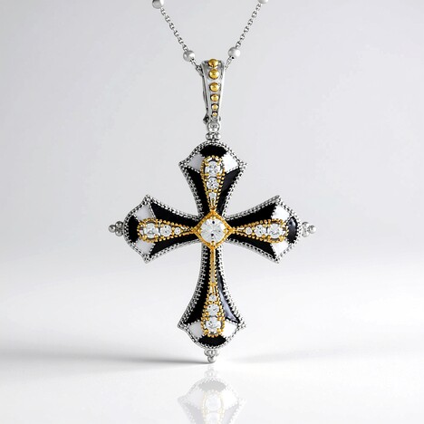 Collana in argento con Zircone (Dallas Prince Designs)