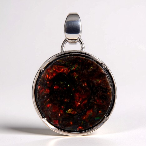 Ciondolo in argento con Ammolite