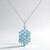 Collana in argento con Topazio Blu Cielo