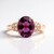 Anello in oro con Rodolite