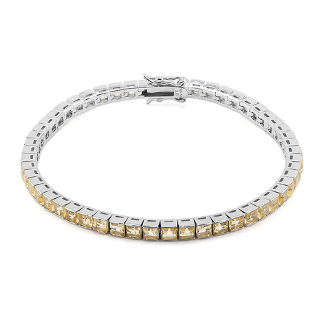 Citrin-Silberarmband