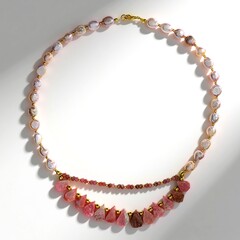 Collana in argento con Rodocrosite