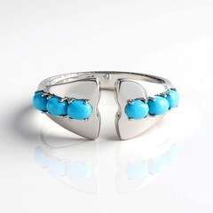 Anello in argento con Turchese Sleeping Beauty (de Melo Essence)