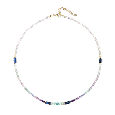 Collana in argento con Fluorite Verde