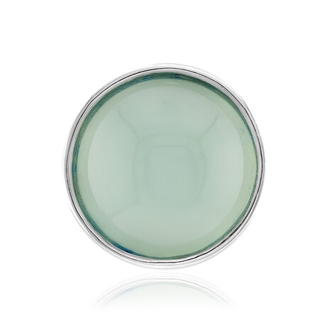 Aqua Chalcedony Silver Pendant (MONOSONO COLLECTION)