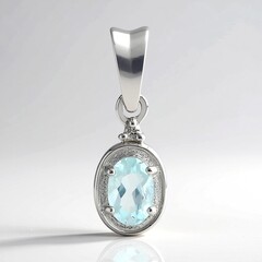 Ciondolo in argento con Ambligonite
