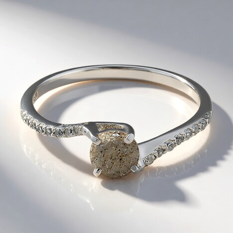 Bague en argent et Spectrolite