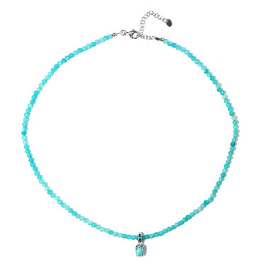 Collana in argento con Amazzonite