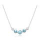 Collier en argent et Larimar