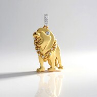 Colgante en plata con Citrino