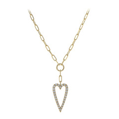 Collana in oro con Diamante SI1 (H)
