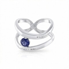 Anillo en oro con Tanzanita AAA (de Melo Gold)