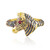 Anillo en plata con Rubí de Birmania (Gems en Vogue)