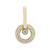 9K SI1 (G) Diamond Gold Pendant (Annette)